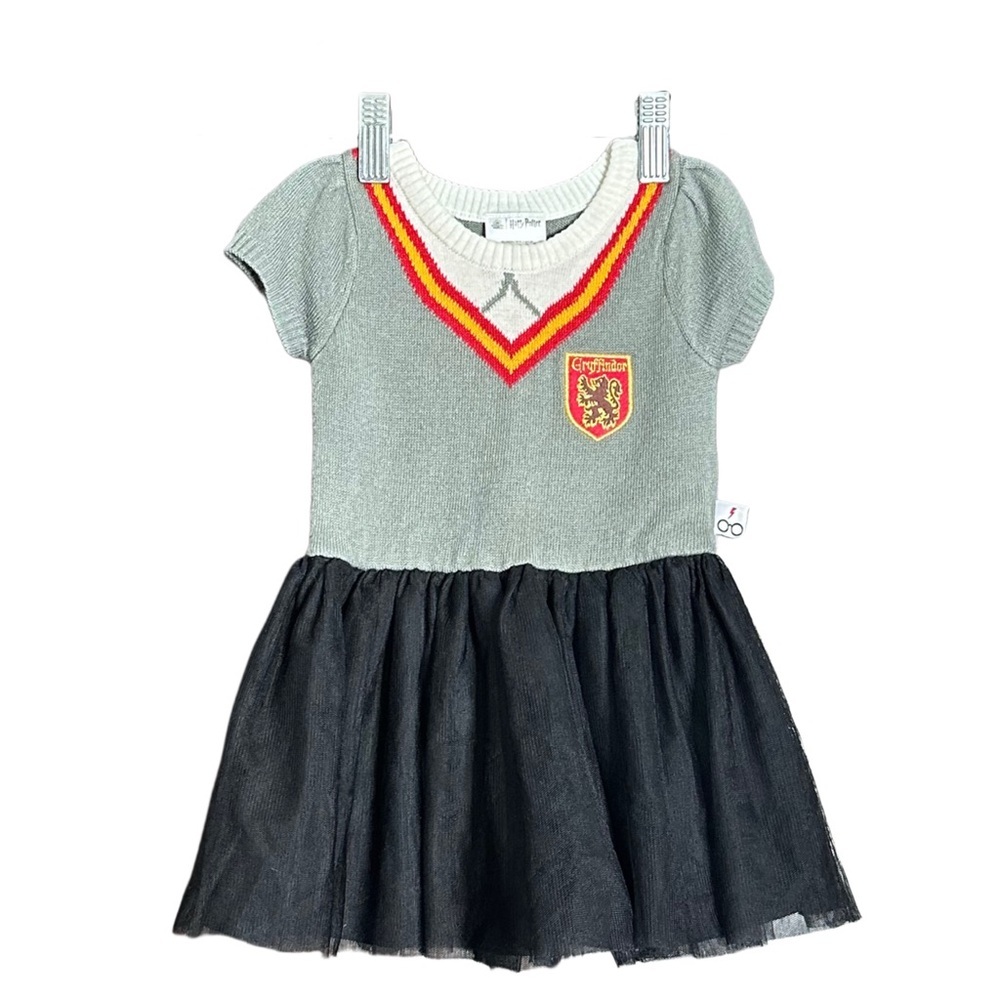 5/$25 😻 Harry Potter Kids Dress with Gray Top and Black Skirt